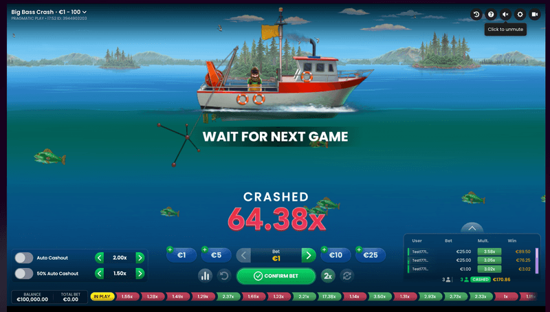 Big Bass Crash demo vs real money comparison